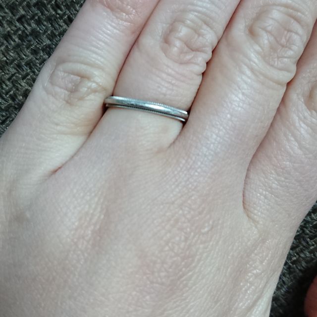 【ティファニー(Tiffany & Co.)の口コミ】 TIFFANYの結婚指輪に憧れていましたが、イメージ的に高かったので予算オー…