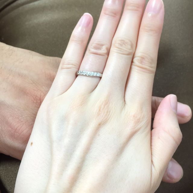 【MIKIMOTO(ミキモト)の口コミ】 指輪を決める際は海外の有名ブランドから国内のブランドまで色々と見て周…