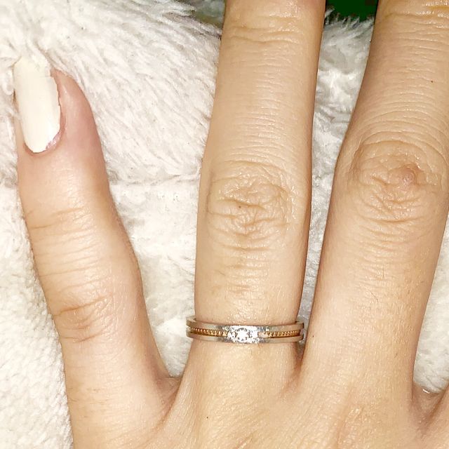【アイプリモ(I-PRIMO)の口コミ】 安くてもダイヤが付いていて、単色でないものを探していました。デキ婚だ…