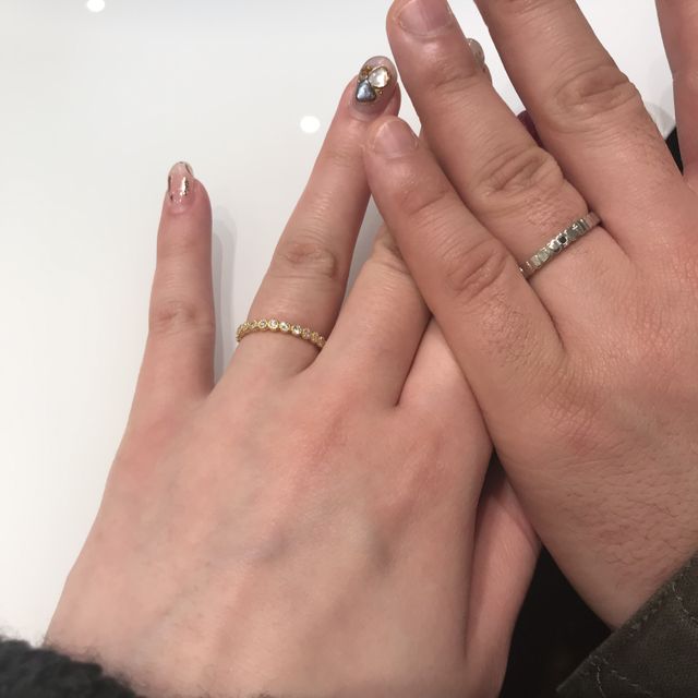 【RosettE(ロゼット)の口コミ】 店舗に行く前からInstagramで見て、このブランドの指輪どれもかわいいなぁ…