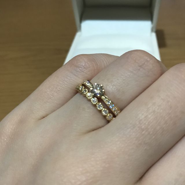 【RosettE(ロゼット)の口コミ】 店舗に行く前からInstagramで見て、このブランドの指輪どれもかわいいなぁ…