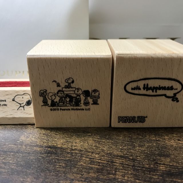 【with Happiness..の口コミ】 チャーリーブラウンの服の模様。珍しい柄でした、スヌーピー可愛いです！…