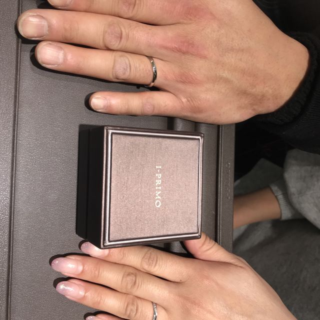 【アイプリモ(I-PRIMO)の口コミ】 二人でペアの最新のデザインにしました！見た目もとても良く、輝き具合や…