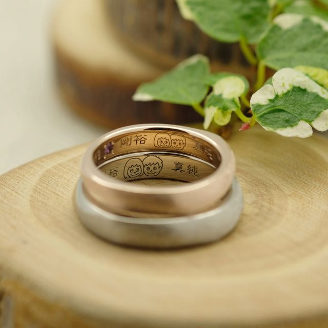 【サロン・ド・ルシェルの口コミ】 何よりも、2人のリングを自分達で手作りが出来ることが1番の決め手です。…