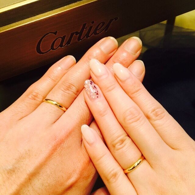 【カルティエ(Cartier)の口コミ】 とにかくシンプルなデザインが決め手でした！ずっと身に付けるものなので…