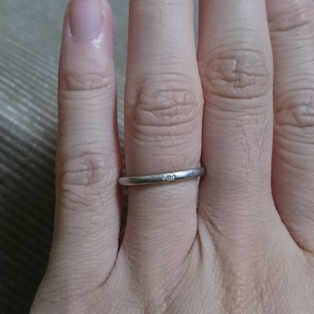 【4℃ BRIDAL(ヨンドシーブライダル)の口コミ】 一番シンプルなものが良いというこだわりがあったので、そこをポイントに…