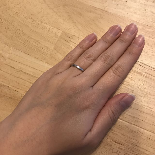 【QDMの口コミ】 特にこだわりがなく、プラチナでシンプルなものであれば何でも良い！と思…