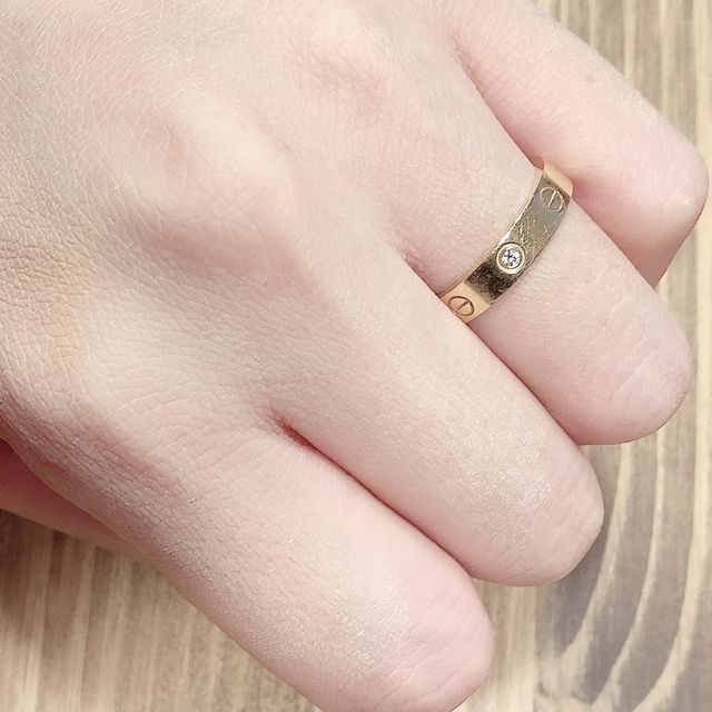 【カルティエ(Cartier)の口コミ】 指輪のデザインがとても好きで、なおかつピンクゴールドが大好きなのでず…