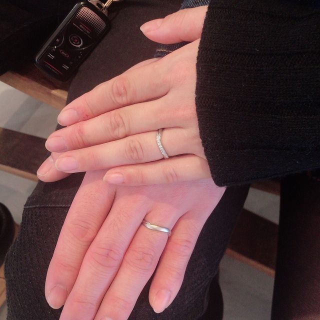 【Princess Bijou(プリンセス・ビジュー)の口コミ】 ２人の好みがなかなか合わなくて色んな物を出してもらって、 色んな角度か…