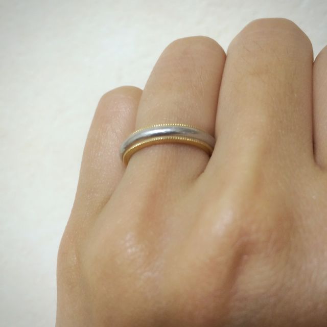 【ティファニー(Tiffany & Co.)の口コミ】 ゴールドとプラチナがそれぞれ入っているので、今後のアクセサリー（ネッ…