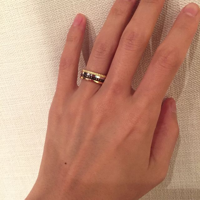 【ブシュロン(BOUCHERON)の口コミ】 他の指輪にはない高級感とデザイン性。ありきたりな結婚指輪にはしたくな…