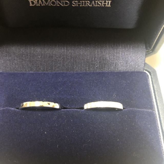 【銀座ダイヤモンドシライシの口コミ】 ハーフエタニティで探していたところ、初めは違うブランドで探していまし…
