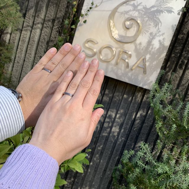 【SORA(ソラ)の口コミ】 レアメタルの１つでもあるタンタル素材だけを使用した2人だけのブラックリ…