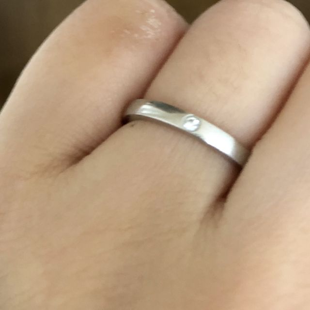 【カルティエ(Cartier)の口コミ】 しっかりしたブランドで、主人も私も長くつけられるデザイン、素材にした…