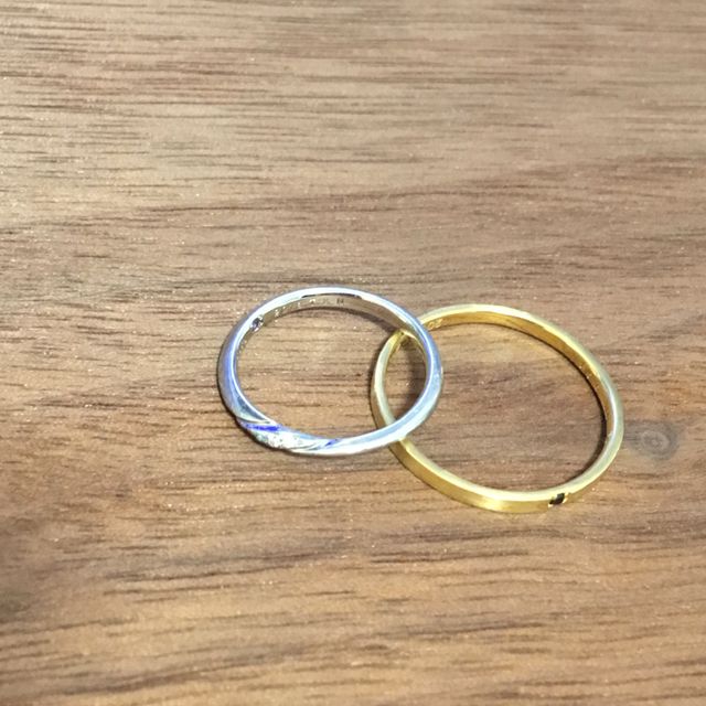 【et.lu(エトル)の口コミ】 同じブランドにこだわらずに探したので、お互いそれぞれの好みに合ったも…