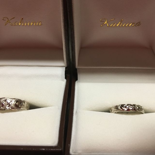 【Kahuna(カフナ)の口コミ】 デザイン・素材全てオーダーで、ハワイの職人さんが丁寧に作ってくれるこ…