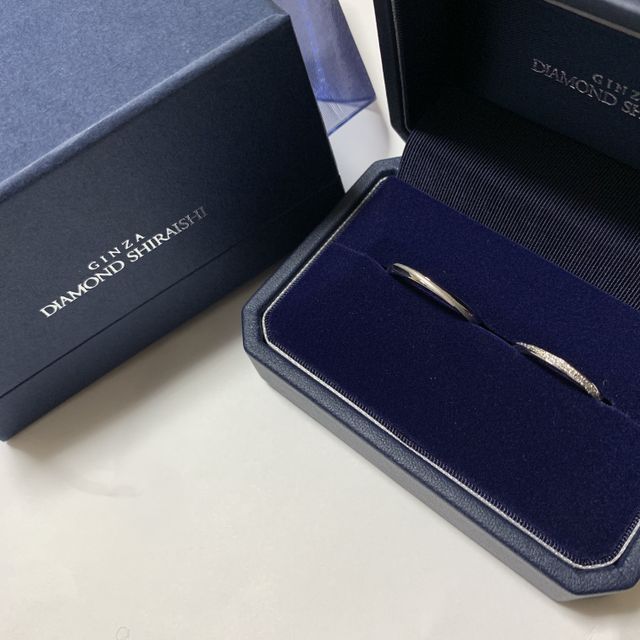 【銀座ダイヤモンドシライシの口コミ】 関節に合わせると指輪が回るので、回っても気にならない、おかしくないデ…