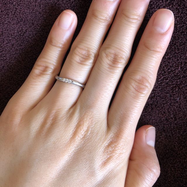 【4℃ BRIDAL(ヨンドシーブライダル)の口コミ】 試着して、違和感なかったし、値段もそこまで高くなくセットでギリギリ20…