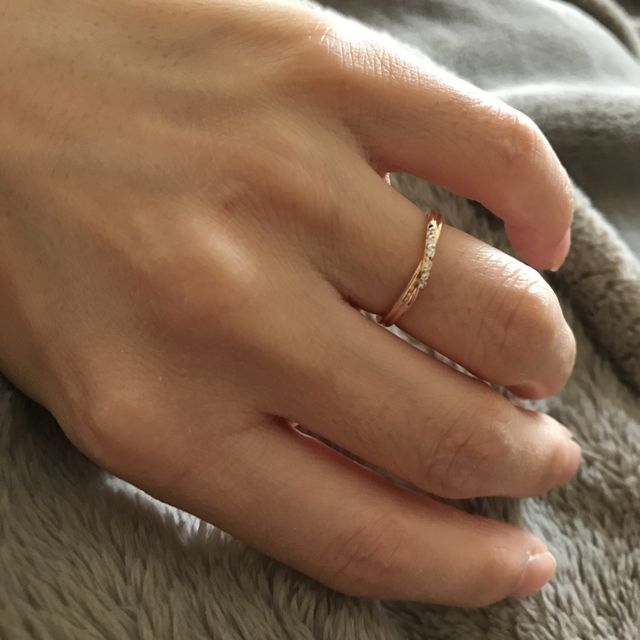 【canal4℃(カナルヨンドシー)の口コミ】 ずっと結婚指輪が欲しかったんですが。妊娠と同時に結婚だったので出産し…