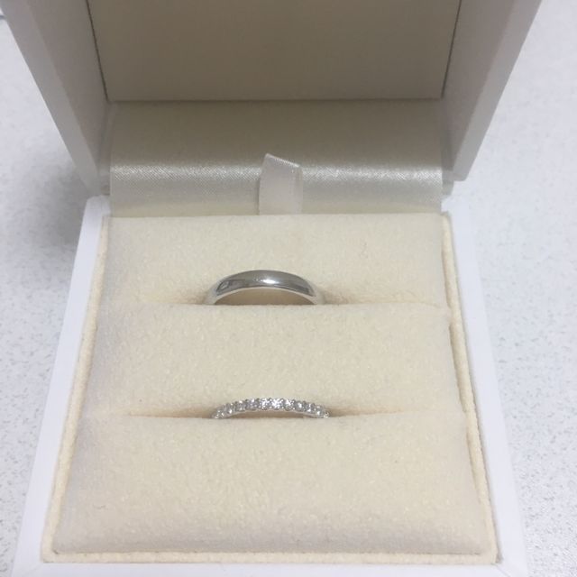 【TASAKI(タサキ)の口コミ】 プロポーズでもらった指輪がTASAKIさんの指輪だったので、結婚指輪もTASAK…