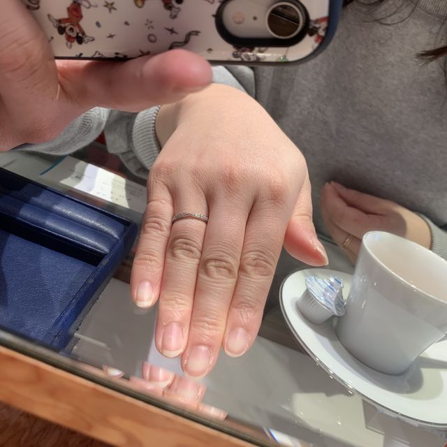 【銀座ダイヤモンドシライシの口コミ】 ホームページで見て、気になったデザインを予約時に伝えて見に行きました…