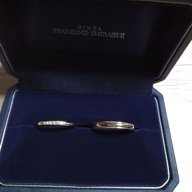 【銀座ダイヤモンドシライシの口コミ】 何店舗か周りましたが、デザインの良さ、アフターサービスの充実、お店の…