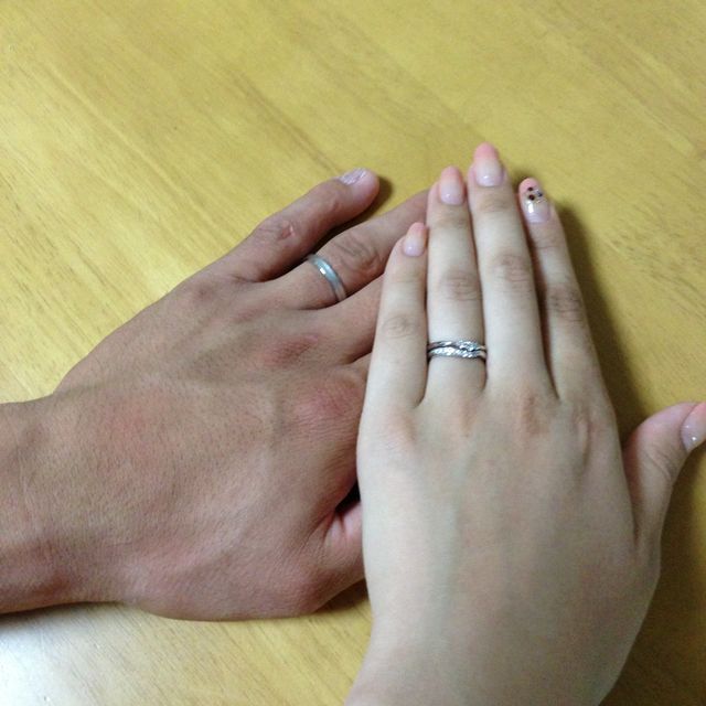 【ケイウノ ブライダル(K.UNO BRIDAL)の口コミ】 自分たちの希望したデザインを彫刻してくれます。私たちは七夕に入籍した…