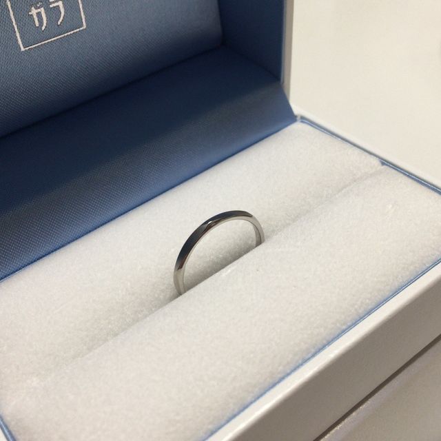 【GALA JEWELRY(ガラジュエリー)の口コミ】 毎日付けるものなので｢プラチナ製でシンプルで飽きのこない上品なデザイン…