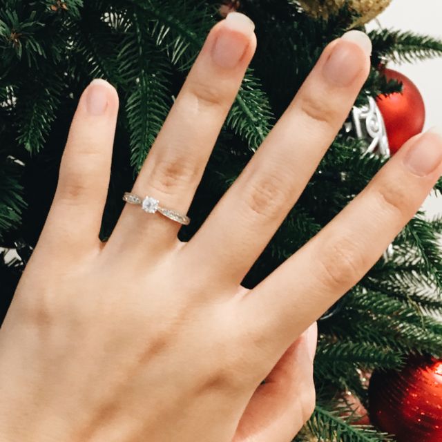 【BRILLIANCE+(ブリリアンスプラス)の口コミ】 ダイヤモンドでプロポーズしてもらい、横浜にリングの枠だけを選びに行き…