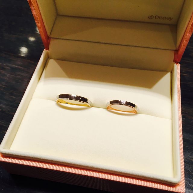 【ケイウノ ブライダル(K.UNO BRIDAL)の口コミ】 美女と野獣をモチーフにデザインされたものを好みの太さに変えてもらい、…