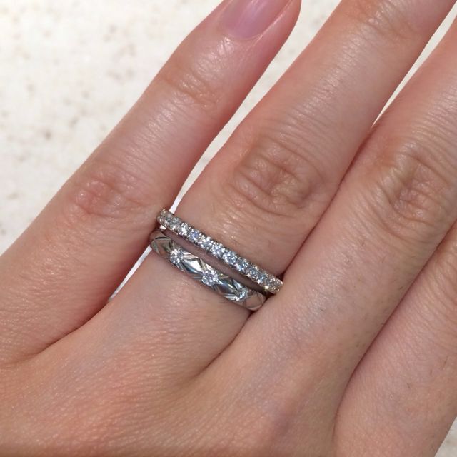 【カルティエ(Cartier)の口コミ】 とにかくフルエタニティなので、華やかさは段違い。ソリティアと違い、日…