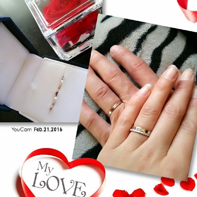 【festaria bijou SOPHIA(フェスタリア ビジュソフィア)の口コミ】 職種上、シンプルなﾍﾟｱﾘﾝｸﾞを探していたので、こちらのリングを購入しまし…