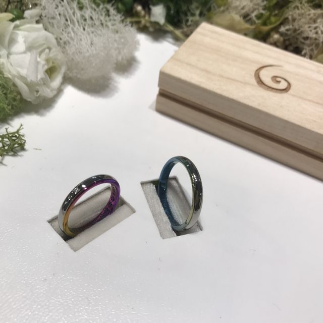 【SORA(ソラ)の口コミ】 旦那が金属アレルギーの為、アレルギーになりにくいジルコニウムの指輪に…