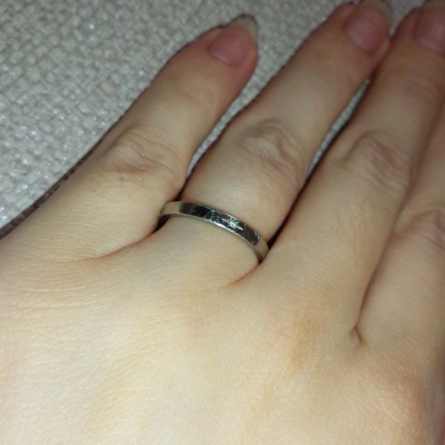 【STAR JEWELRY(スタージュエリー)の口コミ】 一目惚れ☆ネットで違うの気に入って見に行ってたら、隣に新デザインでこの…