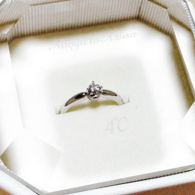 【4℃ BRIDAL(ヨンドシーブライダル)の口コミ】 シンプルな指輪を探していて、いろいろなブランドのお店を見て回っていた…