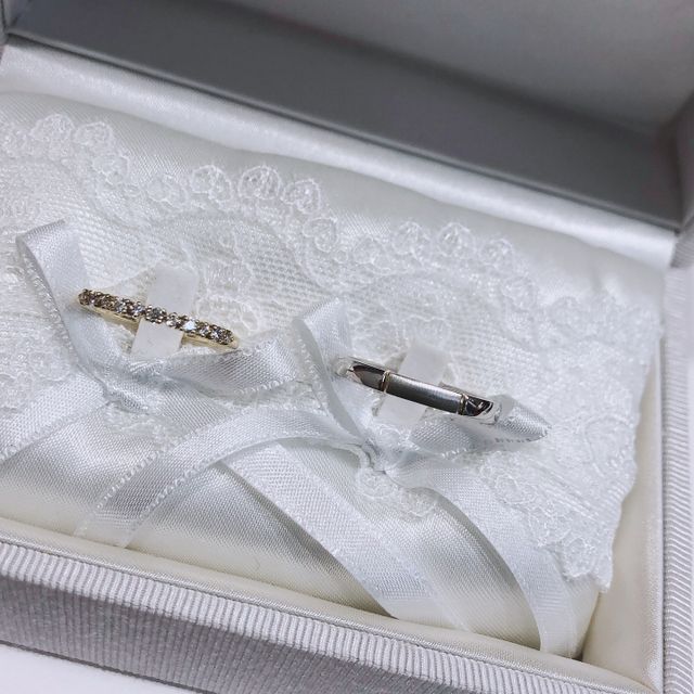 【JEWELRY STUDIO Advance(ジュエリースタジオアドバンス)の口コミ】 デザインはハーフエタニティで探していました。どれも同じダイヤモンドの…