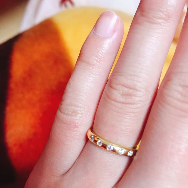 【ティファニー(Tiffany & Co.)の口コミ】 ゴールドリングを探していて、出来るだけシンプルなものを探していました…