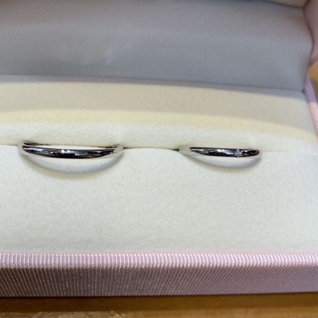 【Petit Marie(プチマリエ)の口コミ】 とにかくシンプルで細身のデザインを探していました。いろいろな指輪を見…