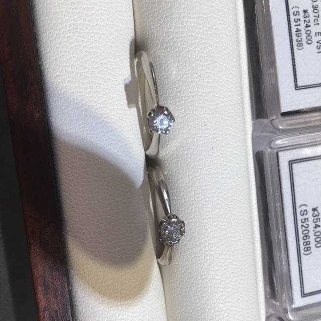 【杢目金屋(もくめがねや)の口コミ】 サクラダイヤモンドという、特殊カットのダイヤモンドを雑誌でみて一目惚…