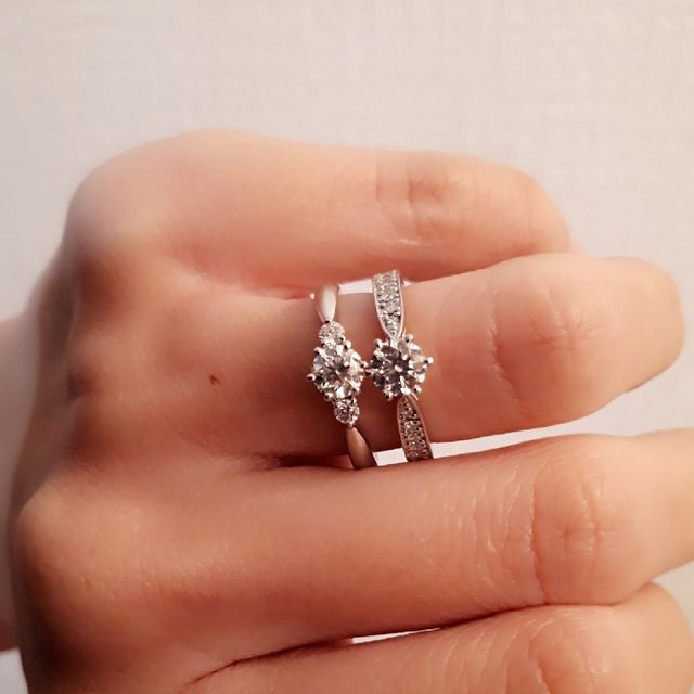 【ジュエリーツツミ(JEWELRY TSUTSUMI)の口コミ】 全体的に手が小さく指が短いので、指輪が似合わないことを気にしていたの…