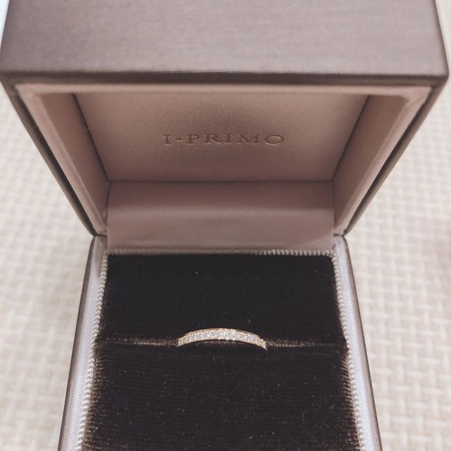 【アイプリモ(I-PRIMO)の口コミ】 ハーフエタニティーリングが欲しかったので見に行ったところいろいろな種…