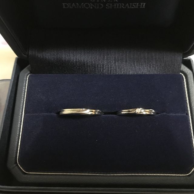 【銀座ダイヤモンドシライシの口コミ】 プラチナのシンプルデザインで普段使いが出来る物を探していました。購入…
