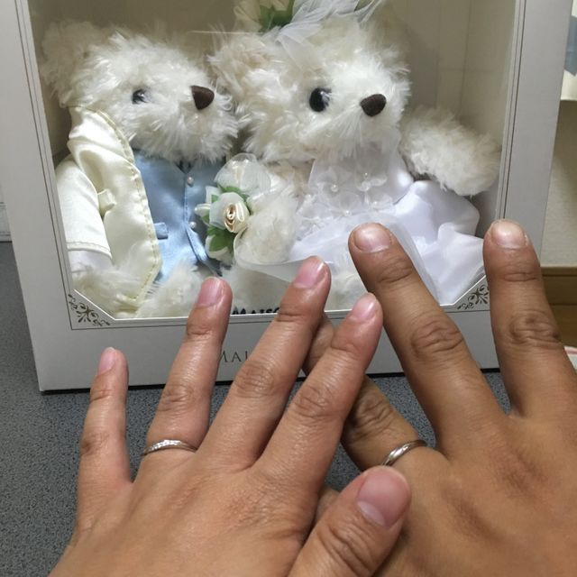 【MAISON JEWELL(メゾンジュエル)の口コミ】 私がディズニーのリトルマーメイドが好きで、結婚指輪はリトルマーメイド…