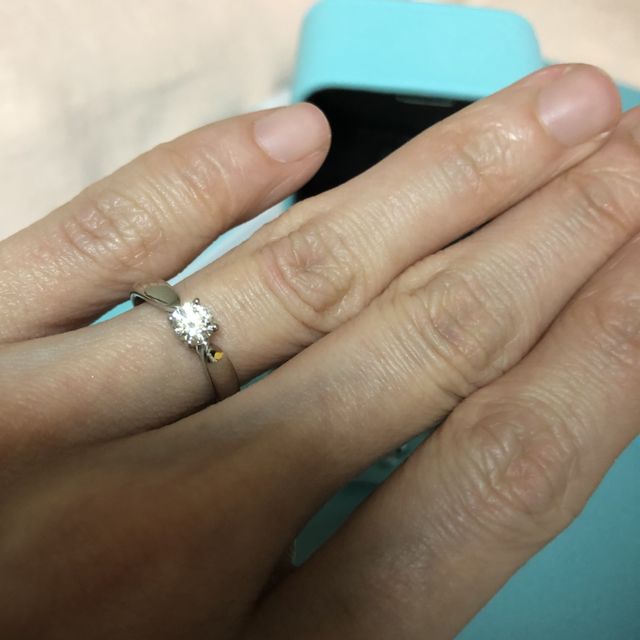 【ティファニー(Tiffany & Co.)の口コミ】 ティファニーさんはデザインが豊富でダイヤが例え小さめでも輝きがしっか…