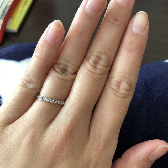 【4℃ BRIDAL(ヨンドシーブライダル)の口コミ】 彼がサプライズで買ってきてくれました！
決め手は彼にしかわからないので…