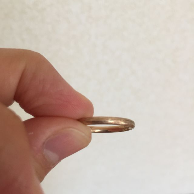 【ケイウノ ブライダル(K.UNO BRIDAL)の口コミ】 ピンクゴールドがすごく気に入りました。
普通のリングは嫌だっだのですが…