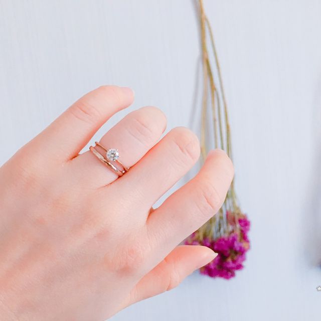 【SIENAROSE(シエナロゼ)の口コミ】 1番の決め手は、SIENAのオリジナルカラー、プラチナとゴールドを混ぜたロ…