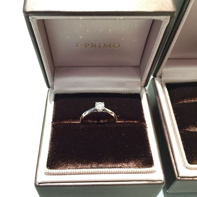 【アイプリモ(I-PRIMO)の口コミ】 他店と比べて爪が小さく、ダイヤモンドの輝きを最大限に活かされたデザイ…