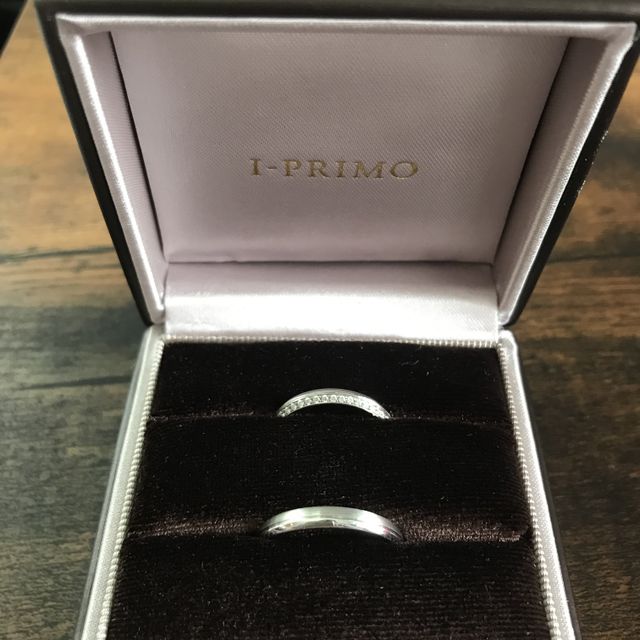 【アイプリモ(I-PRIMO)の口コミ】 事前にホームページで指輪のデザインを検討し、ある程度のお気に入りを絞…