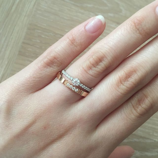 【カルティエ(Cartier)の口コミ】 ピンクゴールド、ゴールド、ホワイトゴールドの３色が大人の華やかさを感…